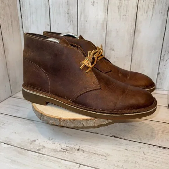 Clarks | Shoes | Clarks Bushacre 2 Mens Size Brown Leather 
